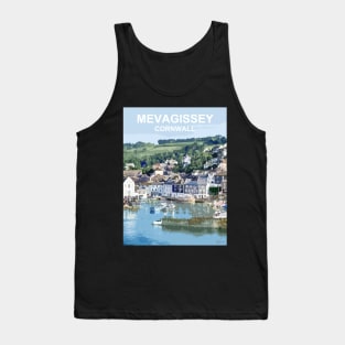 Mevagissey, Cornwall. Cornish gift. Kernow fishing harbour Tank Top